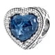 thumbnail image 5 of Dije de corazón para pulsera, dijes espaciadores para pulseras, collares y manualidades. Azul, 5 of 9