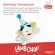 thumbnail image 2 of Peluche para Perro Multipet Lamb Chop 27 cm con Sombrero Azul y Sonajero, 2 of 8