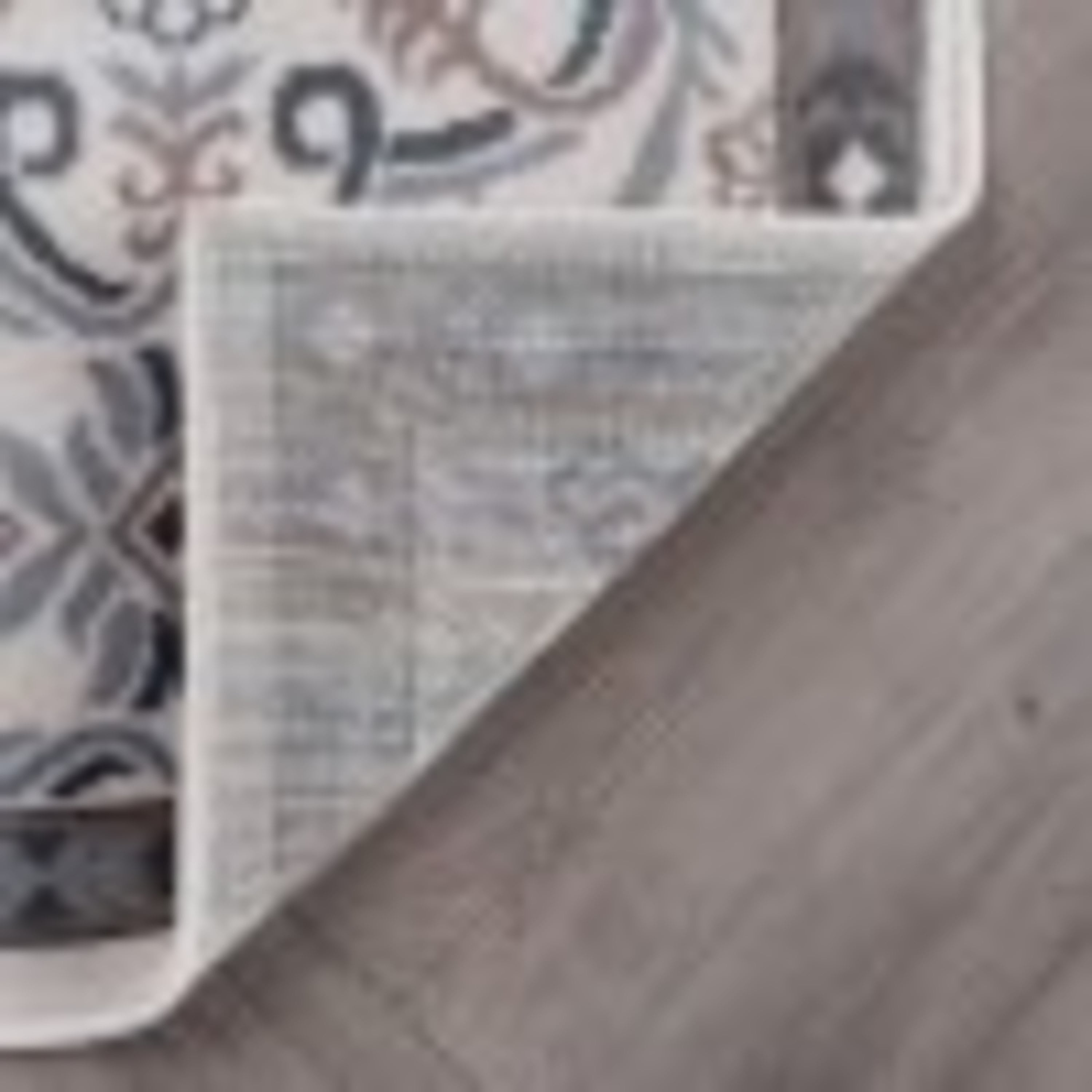 Hampton Traditional 2' x 10' Cream and Beige Polypropylene Indoor Area Rug