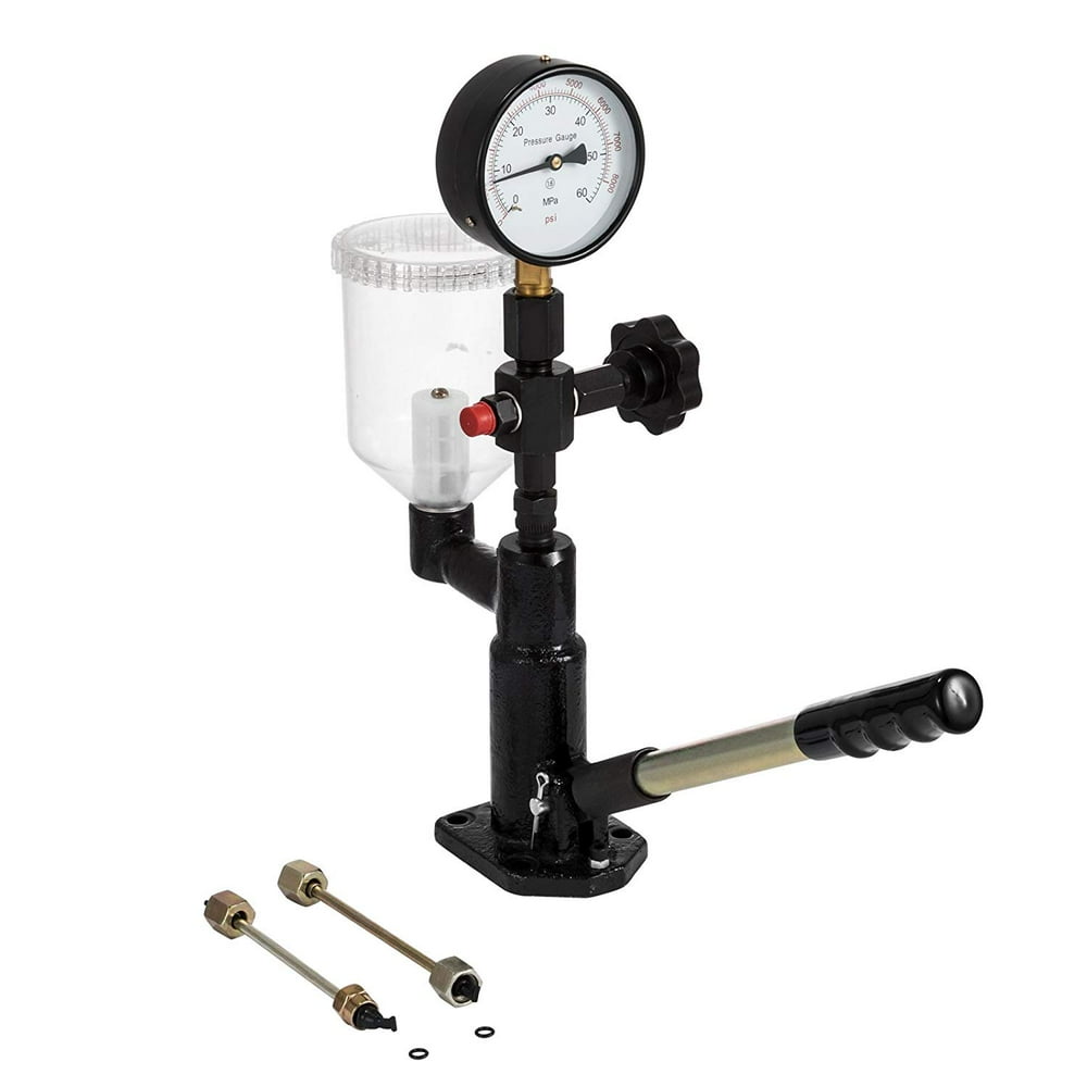 BestEquip Fuel Test 400Bar/6000PSI Diesel Fuel Injector Tester Heavy Duty Diesel Injector Nozzle BestEquip Fuel Test 400Bar/6000PSI Diesel Fuel Injector Tester Heavy Duty Diesel Injector Nozzle