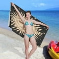 thumbnail image 7 of GZHJMY Hippie Sun Face Beach Towel Quick Dry Absorbent Bath Towels Sandproof Lightweight Towel for Gym Yoga Sports Swimming- 30x60in Washcloth, 7 of 7
