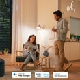 thumbnail image 6 of Philips Smart Wi-Fi Connected LED 60-Watt A19 Light Bulb, Frosted Soft White, Dimmable, E26 Base (1-Pack), 6 of 9