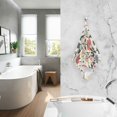 thumbnail image 2 of Yayeee 2 Pack Hand Towels for Bathroom 100% Cotton 16" x 28" Soft Absorbent Kitchen Towel, Beige Red Floral, 2 of 7