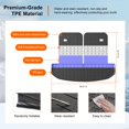 thumbnail image 5 of Powoq Alfombrilla Para Maletero Compatible Con Kia Sorento/Hybrid/Phev 2021-2026 Con Alfombrillas De Respaldo De Repuesto Para Kia Sorento 2021 2022 2023 2024 2025 2026 Accesorios, 5 of 5