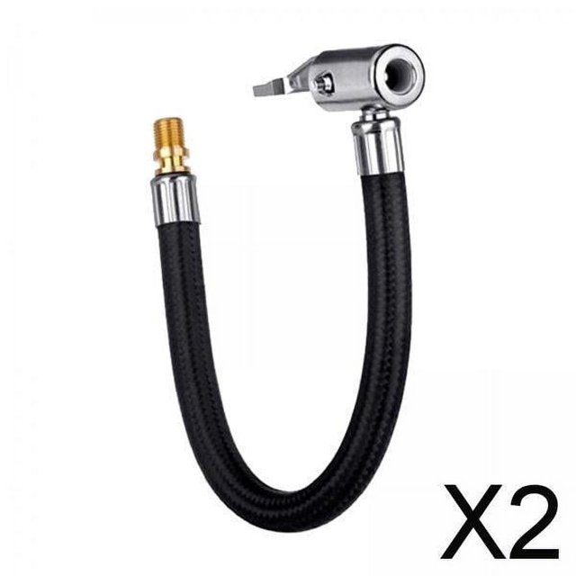 Adaptadores de extensión de bomba de Manguera Sharpla para inflar aire de neumáticos de coche 60cm 2 piezas