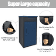 thumbnail image 3 of Lockable Anti-Theft Package Delivery Box  Black  Cold-Rolled Steel Large Mailbox for Porch House Curbside, 3 of 10