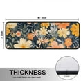 thumbnail image 5 of Kitchen Rugs Sets Of 2,Pioneer Flower Floral Print Pattern Anti Fatigue Kitchen Mat Rugs Non Slip Washable,Decorative Kitchen Floor Mats for Kitchen,Sink,Laundry,17"x47"+17"x47", 5 of 5