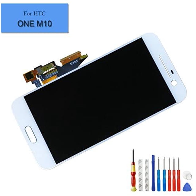 for HTC One M10 M10H LCD Touch Screen Display Replacement Assembly Parts White + Tools