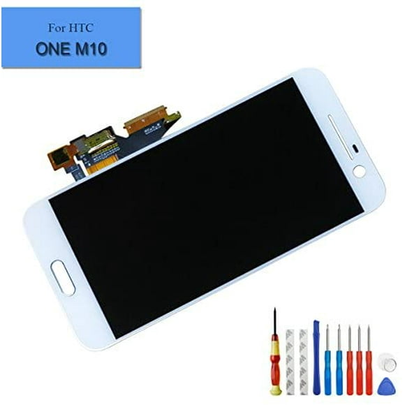 for HTC One M10 M10H LCD Touch Screen Display Replacement Assembly Parts White + Tools