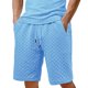 thumbnail image 1 of Pantalones Elásticos de la Cintura de los Hombres de Color Sólido Moda Casual con Bolsillos Encaje de la Cintura Pantalones Cortos, Pantalones Cómodos para Diarios, 1 of 7