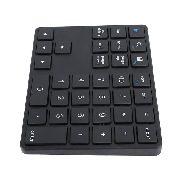 Teclado Numérico Inalámbrico, Teclado Numérico De 35 Teclas Con Receptor, Teclado Numérico BT5.0 BT3.0 Inalámbrico Resistente De 2,4G Para Teléfono Inteligente De Escritorio