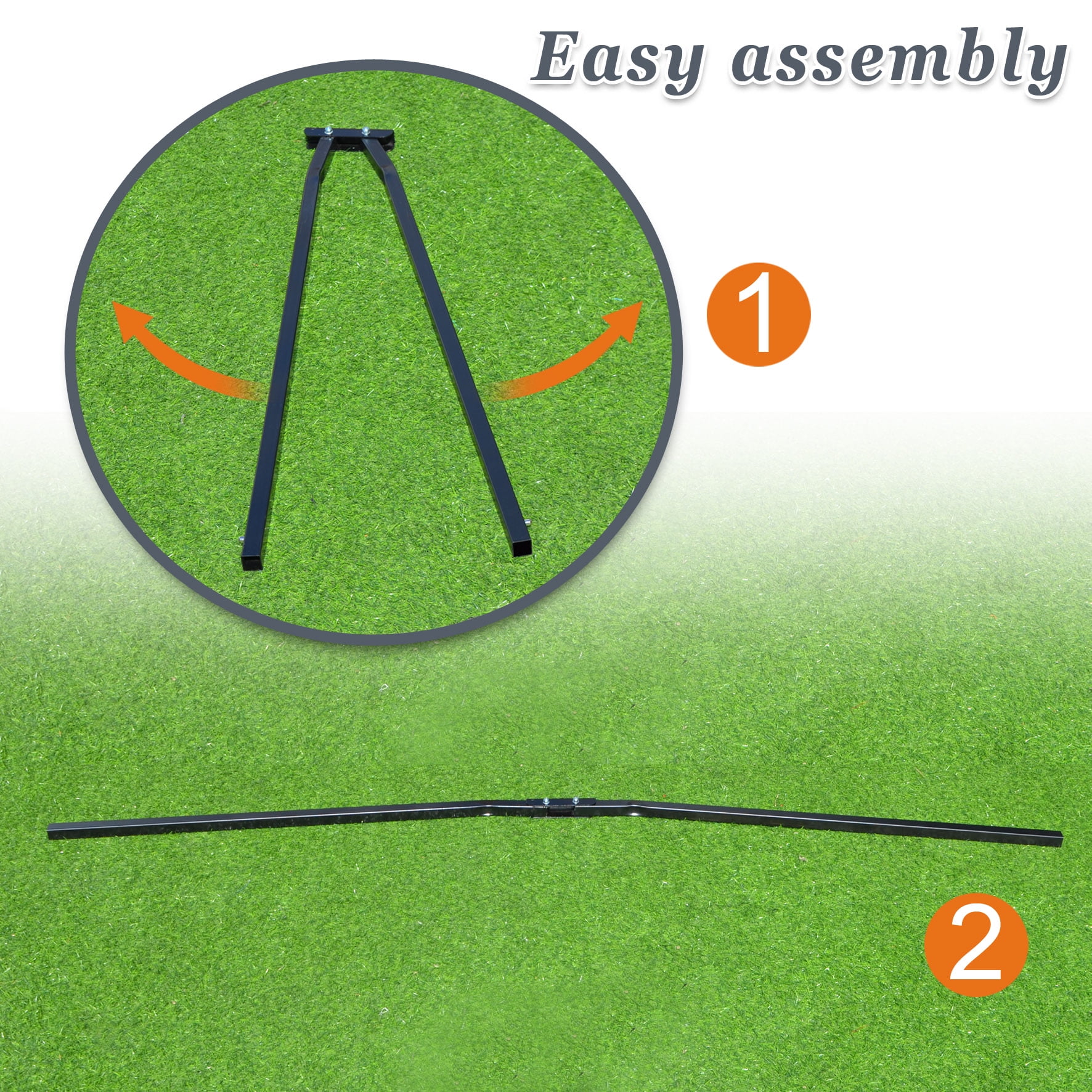 Sunrise 12'x6' Portable Soccer Goal with Net, Sport Training Set with Carry bag, Red and Black