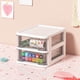 thumbnail image 4 of Caja de almacenamiento de escritorio de plástico transparente con cajones | Organizador multicapa para papelería, cosméticos y artículos de oficina | Diseño irrompible y sin BPA, 4 of 4