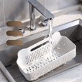 thumbnail image 1 of Panier de Rangement Mural, Structure Rectangulaire Robuste Gain de Place Étagère Murale Stable pour Douche pour Cuisine, 1 of 7