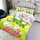 thumbnail image 3 of Om Nom Conjunto de sábanas temático, trío de piezas, cómodo y amigable con la piel, diseño único, regalo de decoración para el hogar para familiares, amigos y fans,140cm *210cm, 3 of 6
