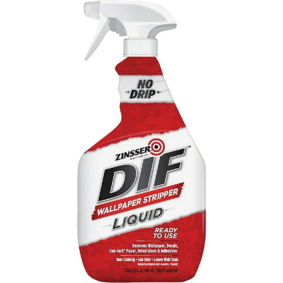 1 PK, Zinsser 2488-Zinsser DIF 32 Oz. Liquid Wallpaper Stripper