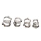 thumbnail image 5 of abrazaderas para manguera de aire acondicionado, junta de tubo de CA de acero inoxidable, anillos de abrazadera de cincha, ajuste de pellizco para tubo R134 G6 G8 G10 G12, 4 Uds., 5 of 5