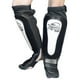 thumbnail image 3 of Par de Espinilleras de Piel Tipo Calceta MMA Fire Sports, Kick Boxing, Muay Thai, Negro, 3 of 4