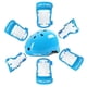 thumbnail image 1 of Set Children Roller Skating Protective Gear Kids Skateboarding Balance Car Elbows Knee Pads Cycling Helmet Wrist Protection8pcs blue setL(37.5-50kg) He Qiyong unisex, 1 of 1