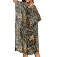 thumbnail image 4 of HELLHERO Woodland Camo Bathing Suit Cover Up Casual Loose Cardigan High Quality Fabrics Quick Dry Long Kimono Swimsuit Cover Up, 4 of 6