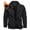 Black, variant on YUCOLEN Men's Winter Thick Fleece Lined Warm Jacket Casual Trucker Work Coat with Multi Pockets Zip Khaki L