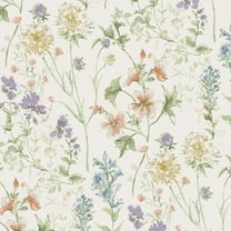 Laura Ashley Wild Meadow Chalk Pink Wallpaper