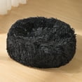 thumbnail image 3 of Cama para perros grande, lavable, antideslizante y de felpa para mascotas, 50 cm de diámetro, con forma de donut relajante, 3 of 5