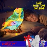 Paint Your Own Owl Lamp Kit, Art Supplies Bear Painting Kit for Kids 6-12, Arts and Crafts for Kids Ages 8-12, Owl Toy Girls Boys Halloween Birthday Christmas Gifts