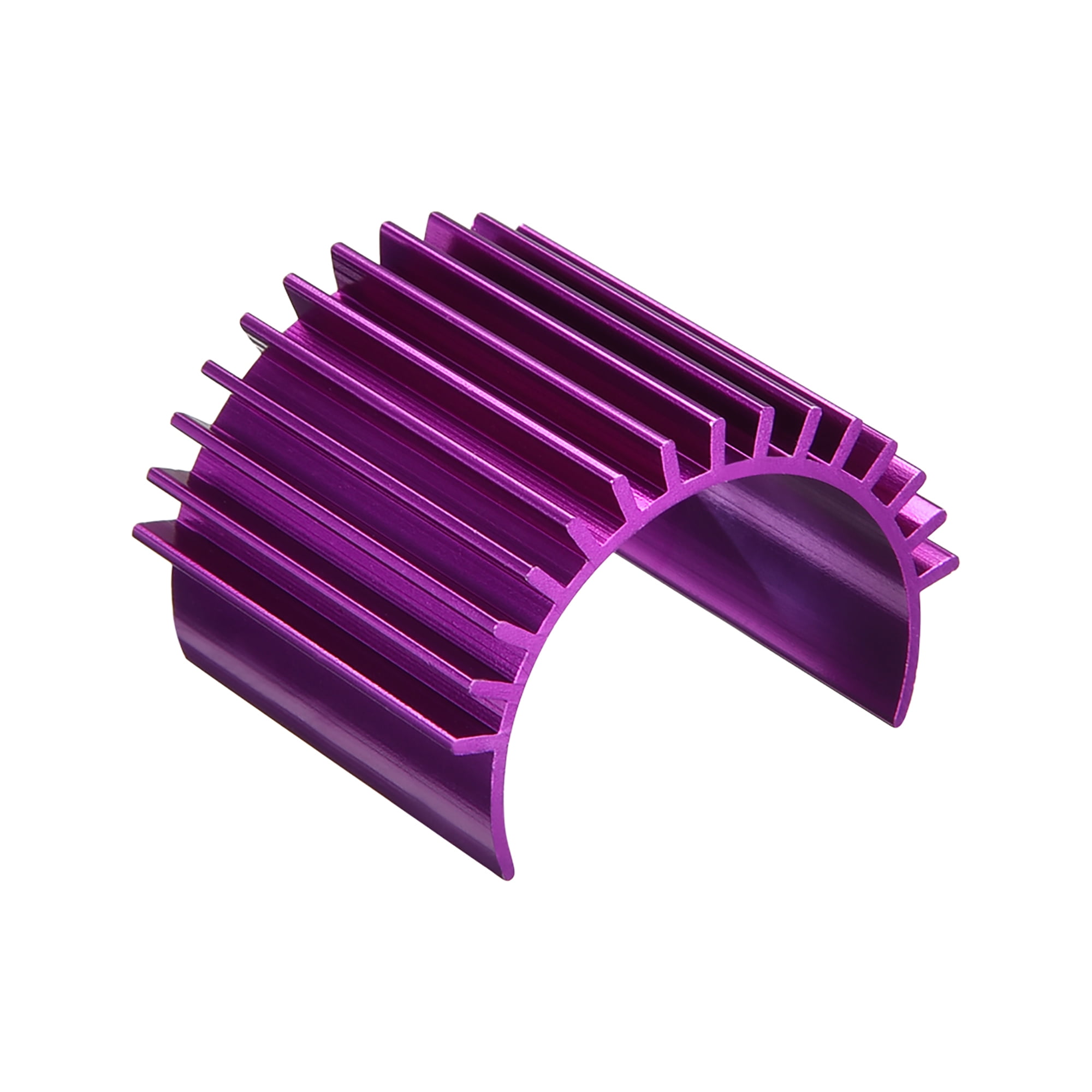 Aluminum Electric Engine Motor Heatsink Fins Cooling Purple For RC 380 390 Size Brushed