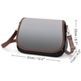 thumbnail image 2 of Pink Gray Gradient Vintage Crossbody Bag for Women Medium Leather Hobo Bags Shoulder Bag Classic City Leather Satchels, 2 of 8