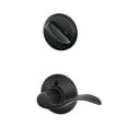 thumbnail image 2 of Schlage F59 ACC 716 RH Accent Interior Right-Handed Lever with Deadbolt, Aged Bronze (Interior Half Only), 2 of 2