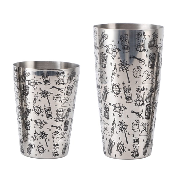 YAHHU 304 Stainless Steel Boston‑Style Cocktail Shaker – Leak‑Proof, Long‑Lasting for Home & Bar Mixing