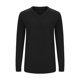 thumbnail image 4 of Ailaofu Women's V Neck Long Sleeve Solid Classic Knit Pullover Sweater Tops, 4 of 5