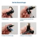 thumbnail image 4 of 10 Piezas Adaptador de Audio Enchufe Ajustable Macho una Hembra Adaptador XLR de ÁNgulo Recto 3 Negro (Adaptador XLR de 90 Grados), 4 of 7