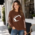thumbnail image 6 of Game Day Shirts Women, 2026 Football Mom Sweatshirts Fall Cute Trendy Graphic Pullover Long Sleeve Gameday Outfits,2XL, 6 of 6