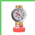 thumbnail image 2 of Stainless Steel Water Pressure Regulator with Lead-Free Gauge for RVs and Gardens, 2 of 5