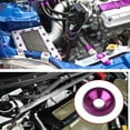thumbnail image 4 of pitrice 10 Pieces/Set Car Modification Front Rear Bumper Washer Exterior Bolts M6 Screw Universal Automobile Black Purple, 4 of 6
