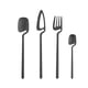 thumbnail image 2 of Cubiertos pulidos de acero inoxidable Forks Forks Postres Tenedor de mesa Cubiertos de cocina para viajar Ceremonia de boda Camping Negro Advancent HA009536-05, 2 of 6