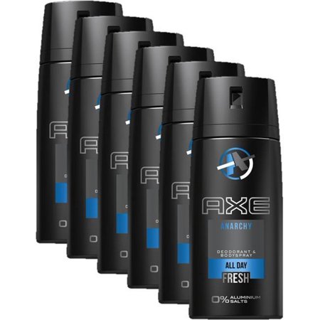 AXE BODY SPRAY ANARCHY (UK) 6X150ML