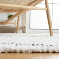 thumbnail image 4 of SAFAVIEH Casablanca Amy Diamond Cotton Area Rug, Ivory/Grey, 4' x 6', 4 of 8