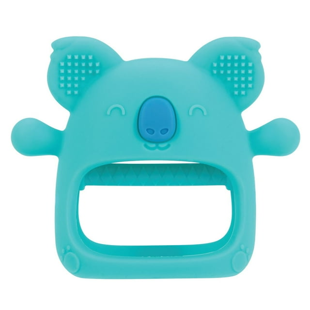 Nûby Soft Flexible Silicone Baby Teething Mitten, for Children 3 Months +