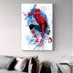 thumbnail image 4 of Cuadro Decorativo Spiderman Acuarela Canvas Listo Para Colgar 30x45cm Jungle Art Impresion Tela Arte, 4 of 7