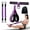 Purple, variant on Adjustable Foot Pedal Resistance Bands for Core,Upgraded Multifunction Pedal Resistance Band with Handle, Arm, Legs, Body Strength, Portable Home Gym Workout Equipment for Men & Women