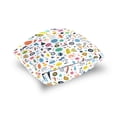 thumbnail image 5 of Cartoon Abstract Punctuations Hand Drawn Throw Pillow Covers Pillowcases 16 x 16 Inch Home Decor 2 Packs for Bedroom Sofa, 5 of 6
