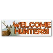 Welcome Hunters Vinyl Banner (Size Options)