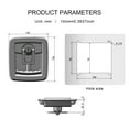 thumbnail image 3 of serony Truck T-handle Lock with Keys Trailer Latch Camper RV Door Equipment Replacement Electrical Distribution Cabinet Accessory, 3 of 5