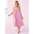thumbnail image 5 of Dreams & Co. Plus Size Print Sleeveless Square Neck Lounger, 5 of 6