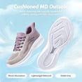 thumbnail image 2 of Womens Walking Shoes Slip on Air Running Shoes Fashion Sneakers Casual Fitness Gym Jogging Workout Ladies Nursing Work Easy Put On Athletic, 2 of 9
