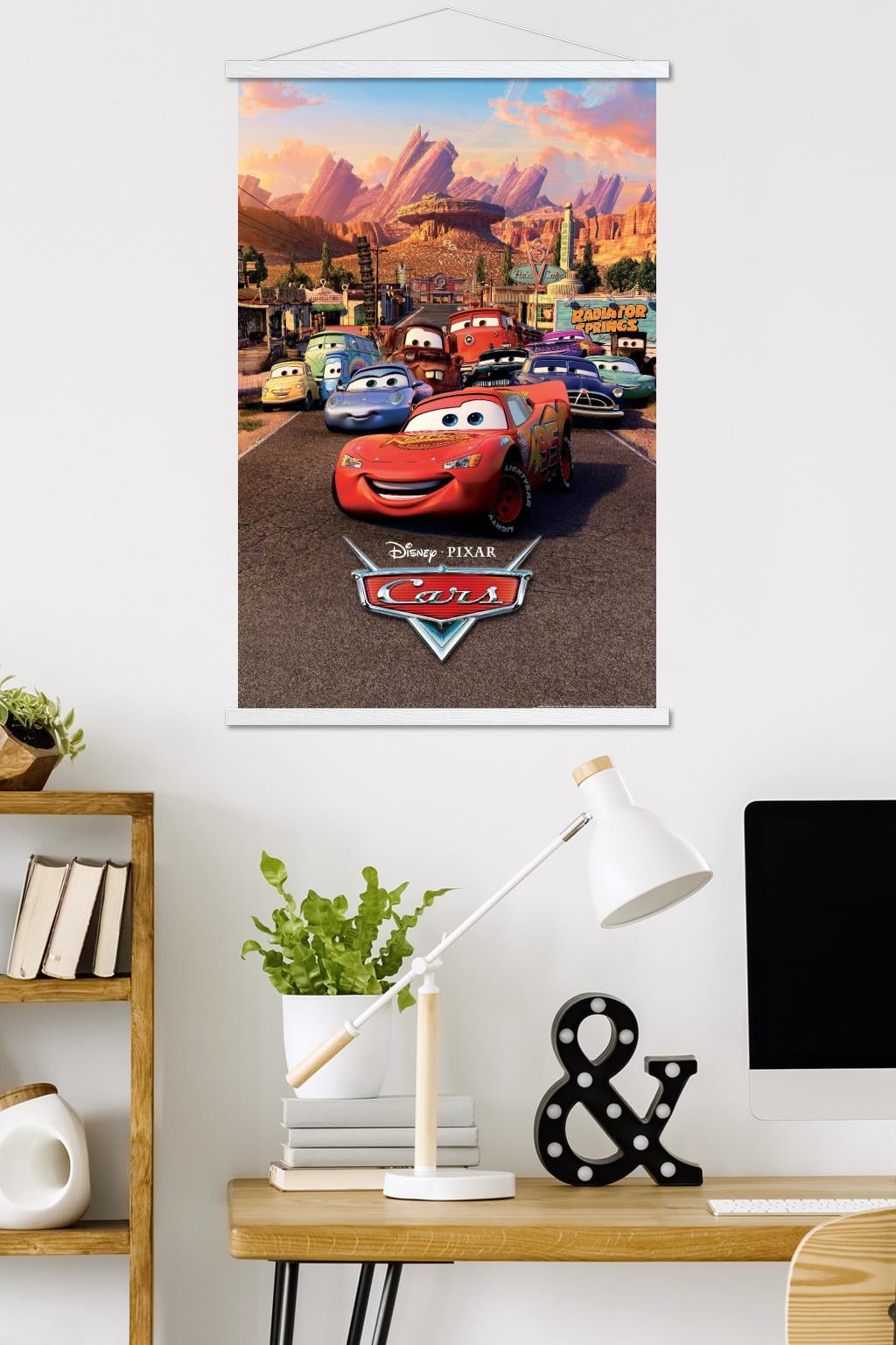 Disney Pixar Cars - One Sheet Wall Poster with Magnetic Frame