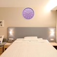 thumbnail image 5 of ABCISI 8 Inch Wall Clock, 3D Number Quartz Battery Operated Silent Non-Ticking Round Wall Clocks for Office Bedroom Decorative (Purple), 5 of 12